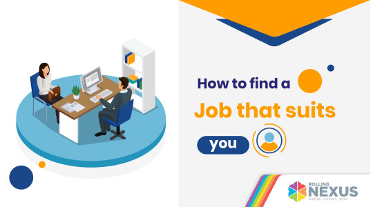 how to find a job that suits you
