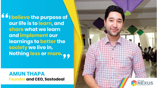 Interview with Amun Thapa, Founder and CEO of Sastodeal
