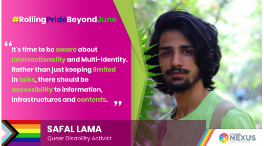 Interview with Safal Lama, Queer Disability Activist