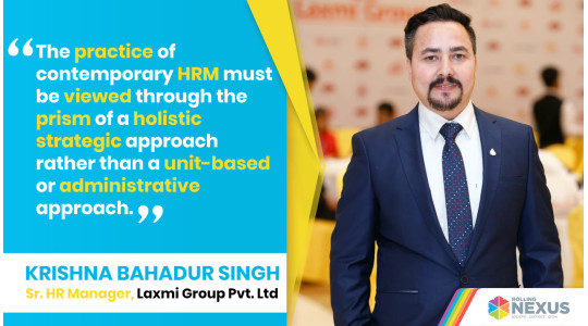 Interview with senior HR manager of Laxmi Group