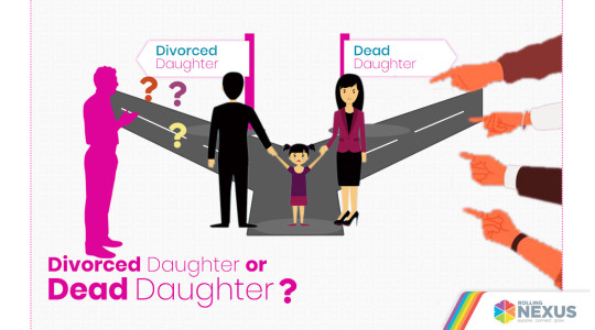 Choosing between divorced or dead daughters