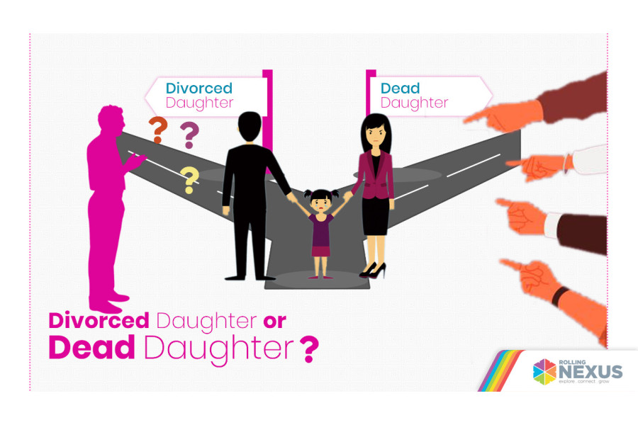 Divorced daughter or dead daughter?