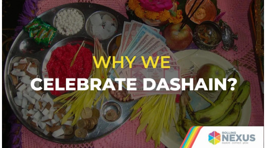 celebrating Dashain festival